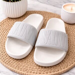 All Saints neoprene slides size 38